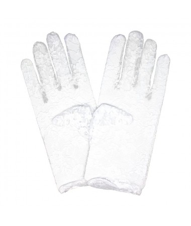 Gloves short lace White BUY